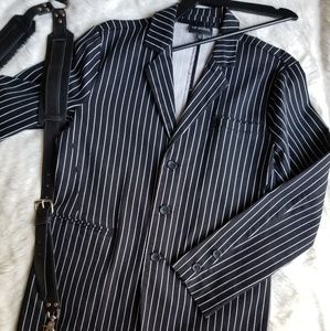 XXX RUDE Striped Blazer